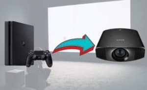 How to connect PS5 to projector